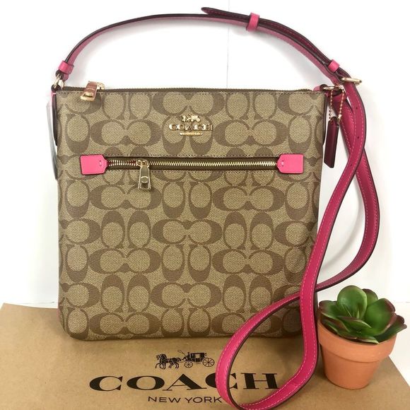 Handbags - Coach Rowan File Bag In Signature Canvas